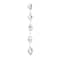 Flower Oval Lampwork Glass Bead Mix by Bead Landing&#x2122;